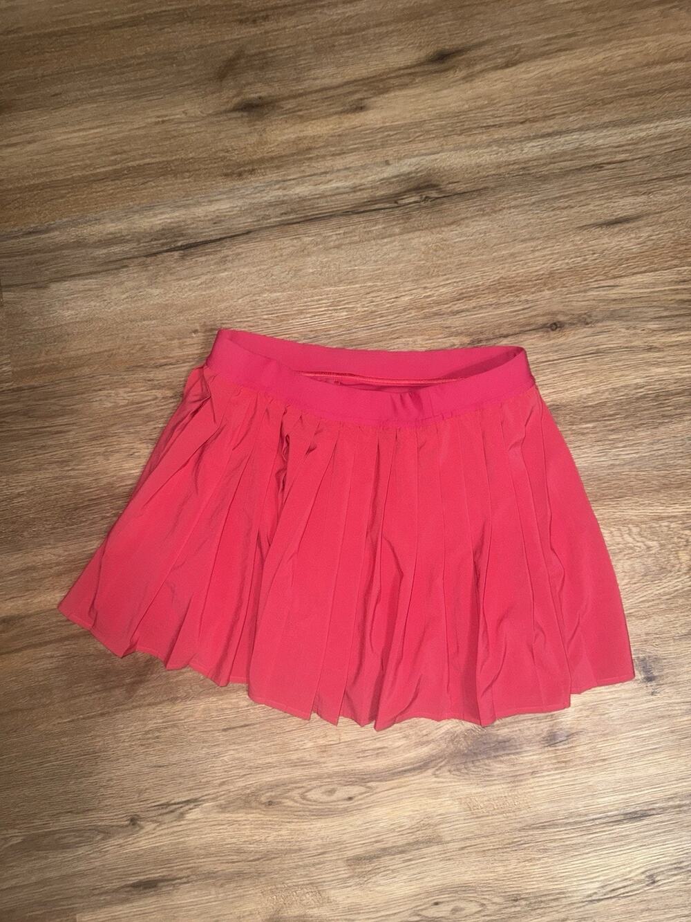 Lululemon Varsity High Rise Pleated Tennis Skirt Pink Size 8 Preppy Skort